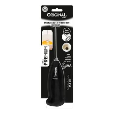 Imagem de Mini Mixer Misturador Elétrico Inox Shaker Café Cappuccino - Desert Ec
