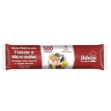 Imagem de SACO BOBINA FREEZER 7L 500UN 33x40cm VABENE.