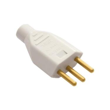 Imagem de Plug de Sobrepor 2P+T 10A Macho Cinza Fame, Cinza