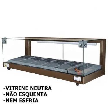 Imagem de B-VN92 - Vitrine Neutra Beta 92cm Café - Bivolt - Omega
