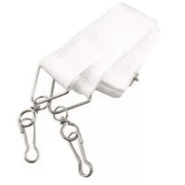 Imagem de Talabarte Para Percussão Nylon 5cm 2 Ganchos Branco - Spanking