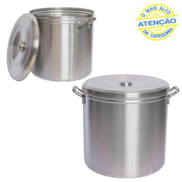 Imagem de Caldeirão Hotel N 35 - 30 Litros De Alumínio Linha Industrial Restaura