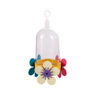 Imagem de Bebedouro Jel Plast Pet Piu Simples Amarelo para Beija-Flor - 250ml - 