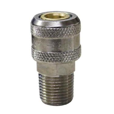 Imagem de Engate Rápido de Rolete 1/4" Macho 1/2" NPT Lubefer