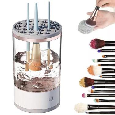 Imagem de Lavador de Pincel Limpador Automático USB para Maquiagem - shop mix