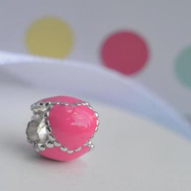 Imagem de Berloque Separador Cute Corações Pink - Prata - Use White - Prata, Ter
