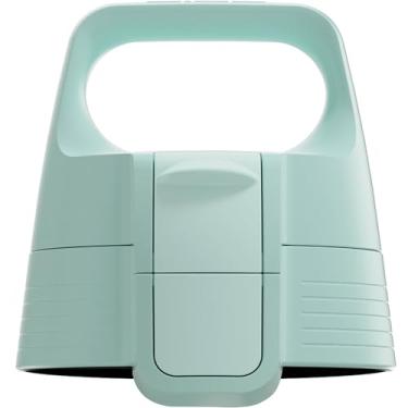 Imagem de SIGG WMB ONE Top 2 One Milky Blue Green (tamanho único), peça sobressalente para garrafa de bebida, tampa de fechamento com uma mão e à prova de vazamento
