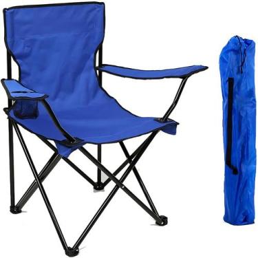 Imagem de Cadeira Camping Dobrável Com Bolsa De Transporte Com Porta Copo - Wave