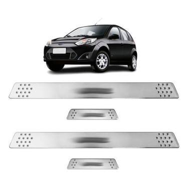 Imagem de Soleira para Porta Lateral Tuning Esportiva para carros 4 Portas (ABS)