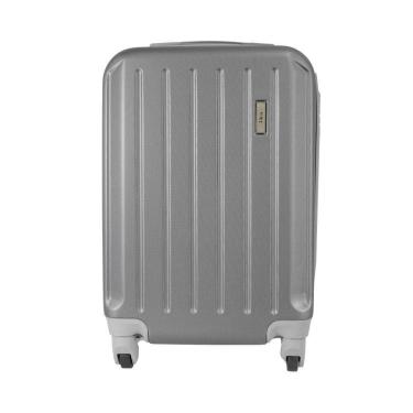 Imagem de Mala de Viagem Média ABS IKA Scorpion Cadeado Embutido Cinza M