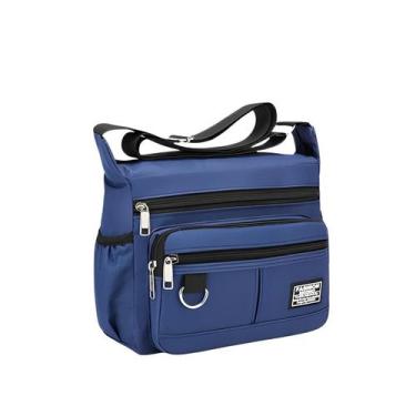 Imagem de Bolsa Unissex Forrada CrossBody Ombro Resistente água Nylon - Modas Fa