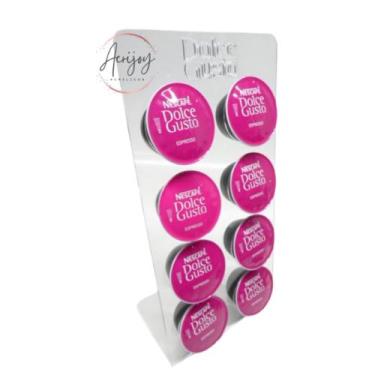 Imagem de Suporte Acrilico 8 Cápsulas Café Expresso Dolce Gusto - ACRIJOY