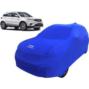 Imagem de Capa Para Carro De Tecido Lycra Ford Territory Anti-risco - Mz, Azul
