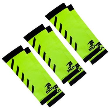 Imagem de Kit 3 Pares Manguito Curto Voleibol Arrow Muvin - Vôlei  Proteção - Co