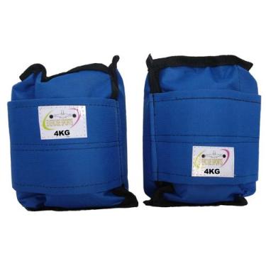 Imagem de Caneleira / Tornozeleira 4 KG - Exercise Sports, Azul