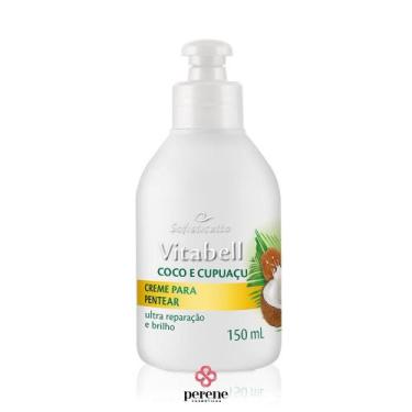 Imagem de Creme para Pentear Vitabell Coco e Cupuaçu 150mL - Sofisticatto Cosmét