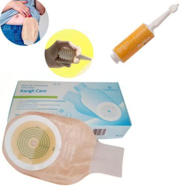 Imagem de Kit Para Cirurgia Colosotomia Tratar 5 Bolsa + 1 Pomada Purilon 25g - 