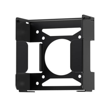 Imagem de Fasgear Suporte VESA de alumínio para Mac-mini M4/Pro 2024, sob mesa/parede/monitor com função anti-roubo, suporte de montagem de monitores de alumínio puro para escritório e casa (preto)