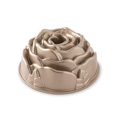 Imagem de Nordic Ware Conjunto de rosa, 10 xícaras, caramelo