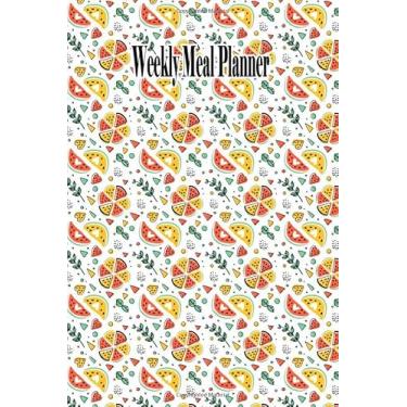 Imagem de Weekly Meal Planner: Grocery checklist, Grocery and meal planner, Grocery and meal planner, Fridge grocery list, Food prep planner, Food planner ... planner journal, Food journals meal planner