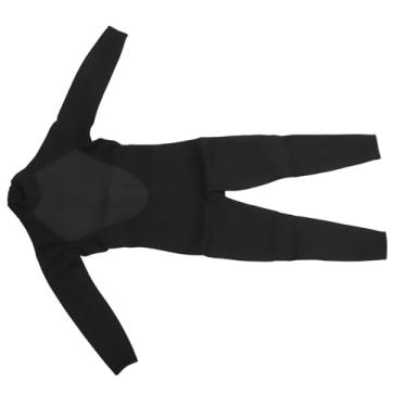 Imagem de Roupa de Mergulho de Neoprene de 3mm, Proteção UV de Corpo Inteiro, Roupa de Mergulho Com Zíper Frontal de Manga Comprida para Mergulho, Mergulho, Surf, Natação, Preto (L)