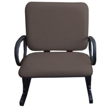 Imagem de Cadeira para Escritório para Obesos até 250kg Marrom - Design Office M