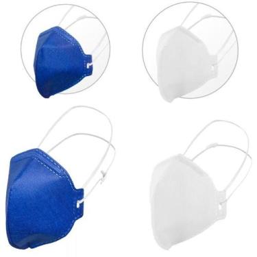 Imagem de Máscara PFF2  Kit com 50 Unidades para Máxima Filtragem - AIRPROT, BRA