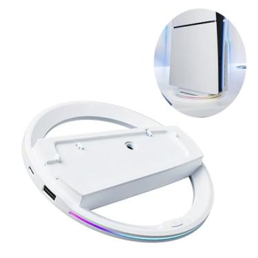 Imagem de PUQIAO Vertical Stand for PS5 Disc and Digital Edition Console/PS5 Slim Disc and Digital Edition Console with Screw, Playstation 5/PS5 Slim Non-Slip Base Accessories, Black.(PS5-Vertical)