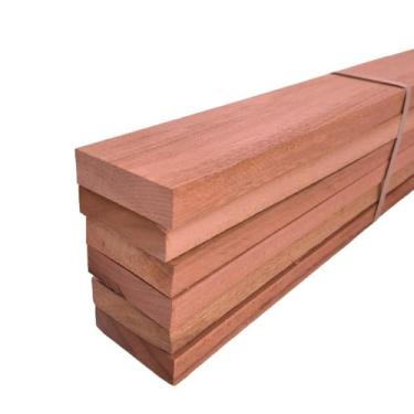 Imagem de 30 Ripas Sarrafos Eucalipto 2x7x70cm Aplainado Artesanato - Tudo Jardi