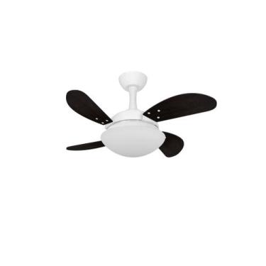 Imagem de Ventilador Teto Econômico Sala Mini 4 Pás Tabaco Ventax 127V
