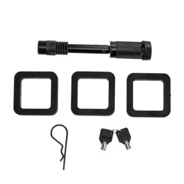 Imagem de Hitch Receiver Pin Lock: 5/8in Trailer Pino de Travamento Com Tampa de Borracha à Prova de Poeira à Prova d'água, Superfícies Pintadas para Trailer, Caminhão, Campistas