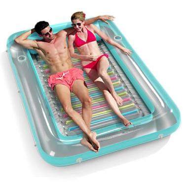 Imagem de Espreguiçadeira Inflável 4 em 1 Jasonwell - Flutuador para Bronzeament