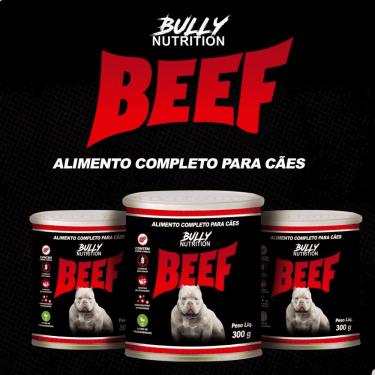 Imagem de Ração Úmida Para Cães Beef Bully Nutrition 300g