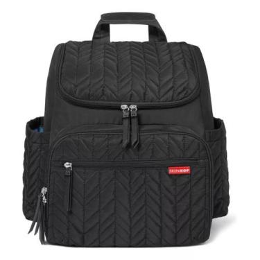 Imagem de Bolsa Mochila De Maternidade Forma Skip Hop Preta