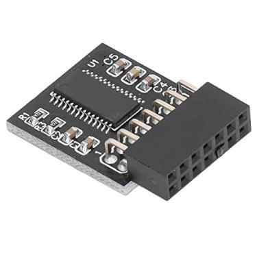 Imagem de TPM2.0 Módulo de Segurança, Processador Criptográfico, 14 Pinos, Interface LPC, Z590 H570 Q570 B560 H510, X570 B550 A520