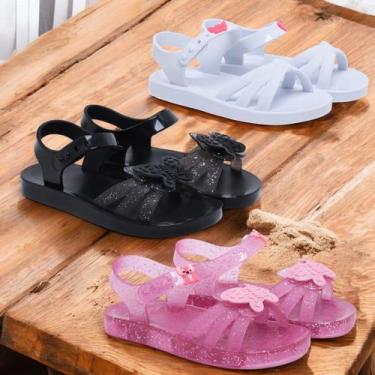 Imagem de Kit 3 Sandália Infantil Chinelo Menina Mini Confortavel Lançamento Lin