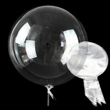 Imagem de Kit C/50 Balão Bubble Bolha 10 Polegadas Decoração 20cm - Luma festas