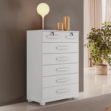 Imagem de Cômoda 7 Gavetas 78 Cm New Barcelona