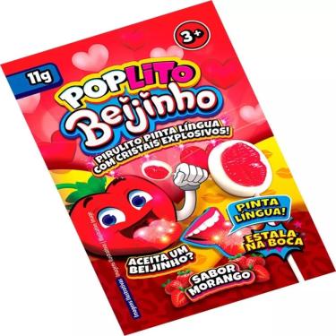 Imagem de Pirulito Pop Lito Beijos 11g - Zen Toys