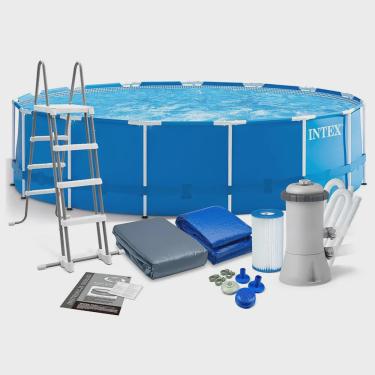 Imagem de Piscina Estrutural 16.805 Litros Completa Filtro 220v - Intex