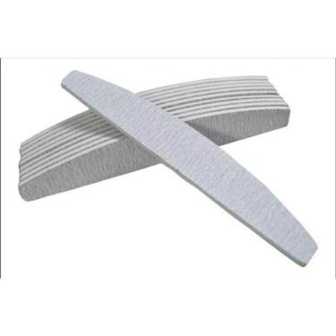 Imagem de Lixa Banana/Boomerang/Caixa-ZEM 100/180 Unha Porcelana Acrygel Fibra -