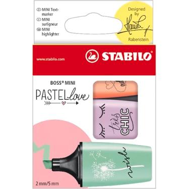 Imagem de Stabilo Boss Mini conjunto de iluminadores pastellove, 3 cores, Multicor