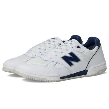 Imagem de New Balance Tênis de skate unissex adulto Tom Knox-600, Branco, 5.5 Women/4 Men