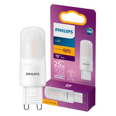 Imagem de Kit 10 Lâmpadas Led Halopin G9 1,6W Bivolt Philips, 127/220V, BRANCO-Q
