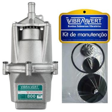 Imagem de Bomba Submersa De Poço Sapo + KIT DE MANUTENÇÃO Vibra Vert 800 125V