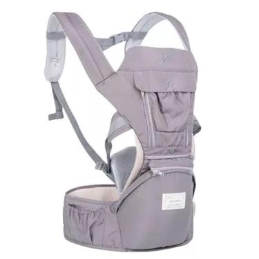 Imagem de Canguru Carregador Bebe Criança Alça Ajustavel Bolso Sentado Deitado P