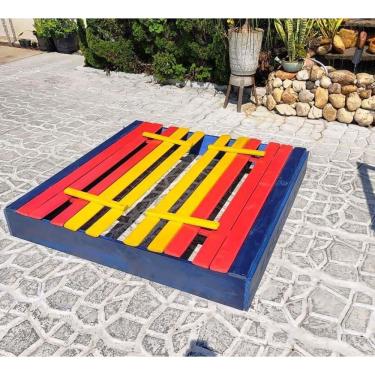 Imagem de Escorregador Caixa de Areia Infantil Madeira Bv Magazine
