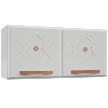 Imagem de Armário De Cozinha Aço Aéreo Telasul Mirage New Branco