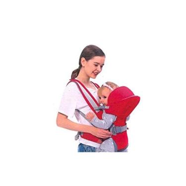 Imagem de Canguru Ergonômico para Bebê, 3,5-15 kg, Cinza, Ajustável Frente e Costas, 0-36 Meses