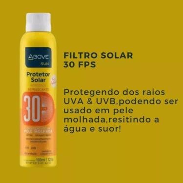 Imagem de Protetor solar above fator 30 fps spray aer0ss0l 150ml 6 un